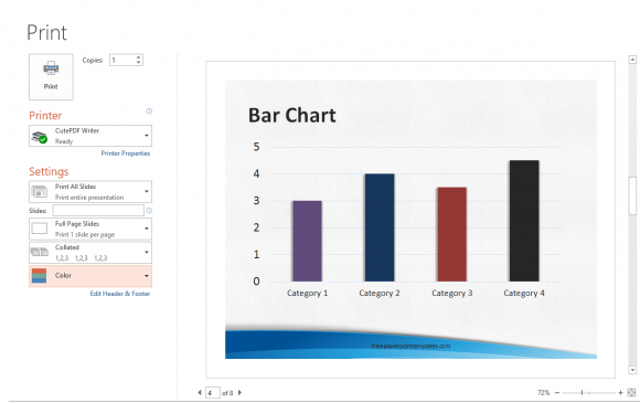 Print - Greyscale - Options - FreePowerPointTemplates