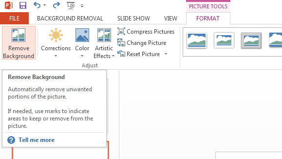 Remove Background from Pictures and Graphics in PowerPoint 2013 4