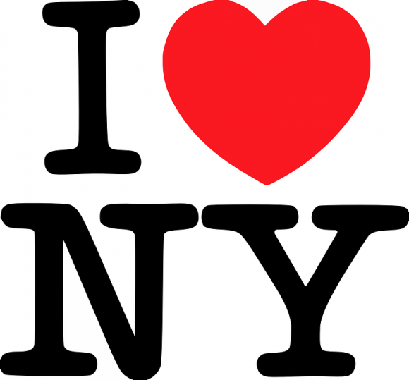 Simple Design - I Love NY - Pixabay - FreePowerPointTemplates