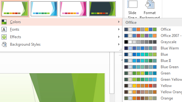 Slide Themes in PowerPoint 2013 4