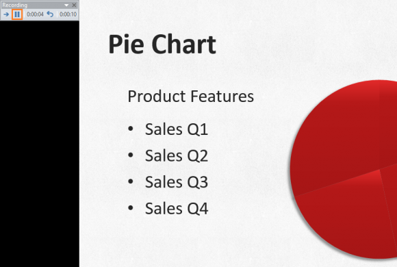 Slide Timings - SLIDE SHOW - Record Slide Show - Start Recording - Pause - FreePowerPointTemplates