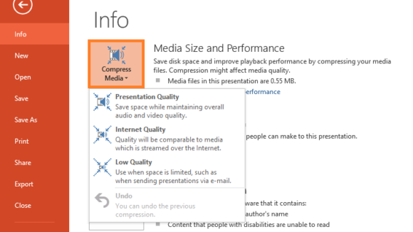 Smaller -- File - Media Size and Performance - 2 - FreePowerPointTemplates