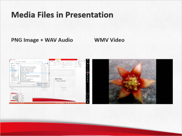 Smaller -- Media Files - FreePowerPointTemplates