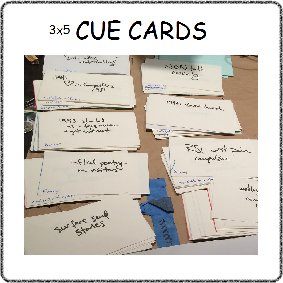 Students - Cue Cards - FreePowerPointTemplates