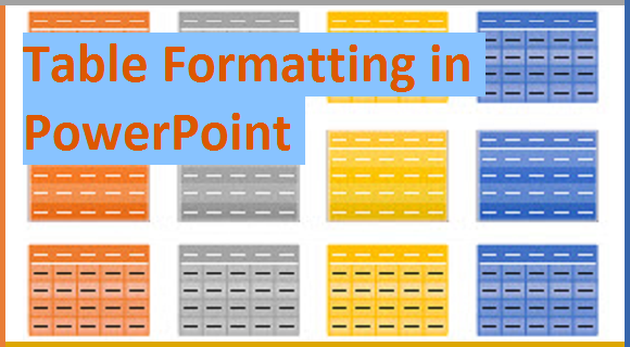 powerpoint slide master editable table