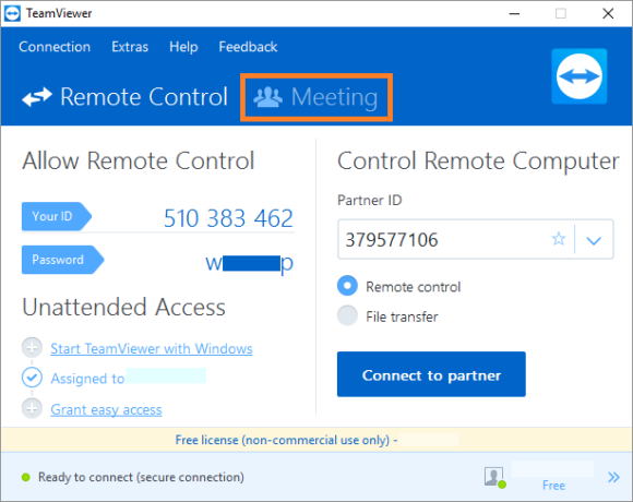 TeamViewer -- Meeting - Teamviewer 12 - FreePowerPointTemplates