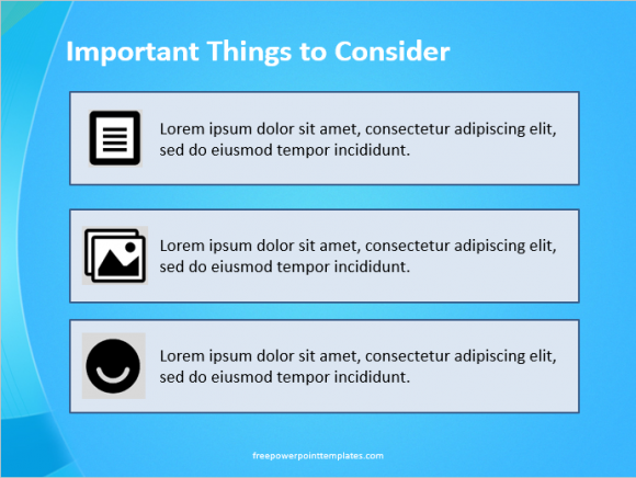 Text - Icon in a rectangle - FreePowerPointTemplates