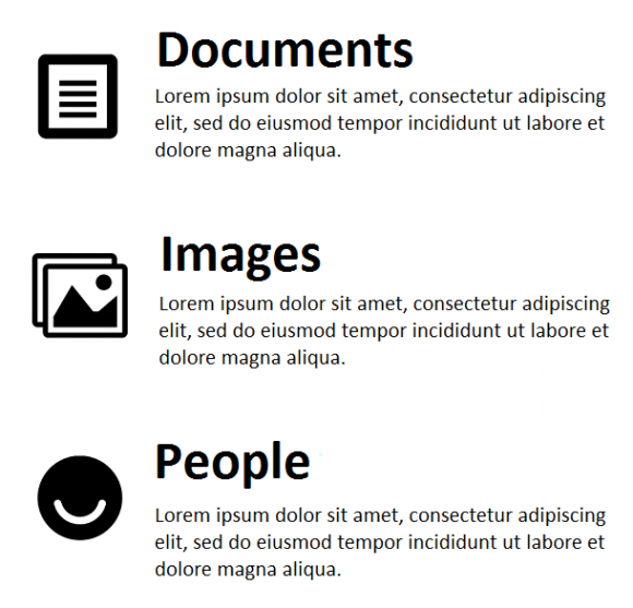 Text - Icon with Text - 2 - 2 - FreePowerPointTemplates