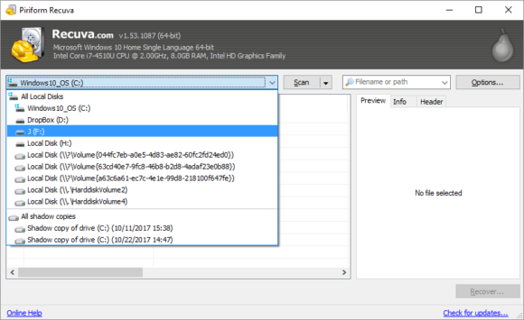 USB Flash Drive -- Recuva - 1 - FreePowerPointTemplates