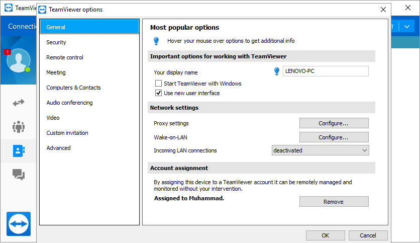 teamviewer meeting client requirements