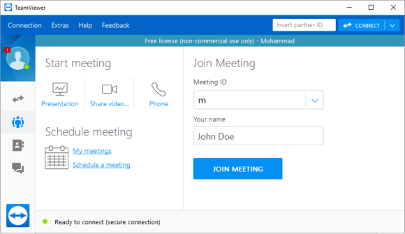 teamviewer online session