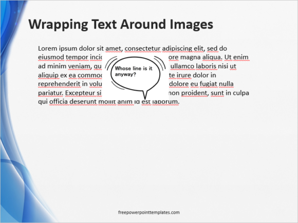 wrap text around circle free