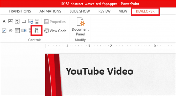 youtube powerpoint template